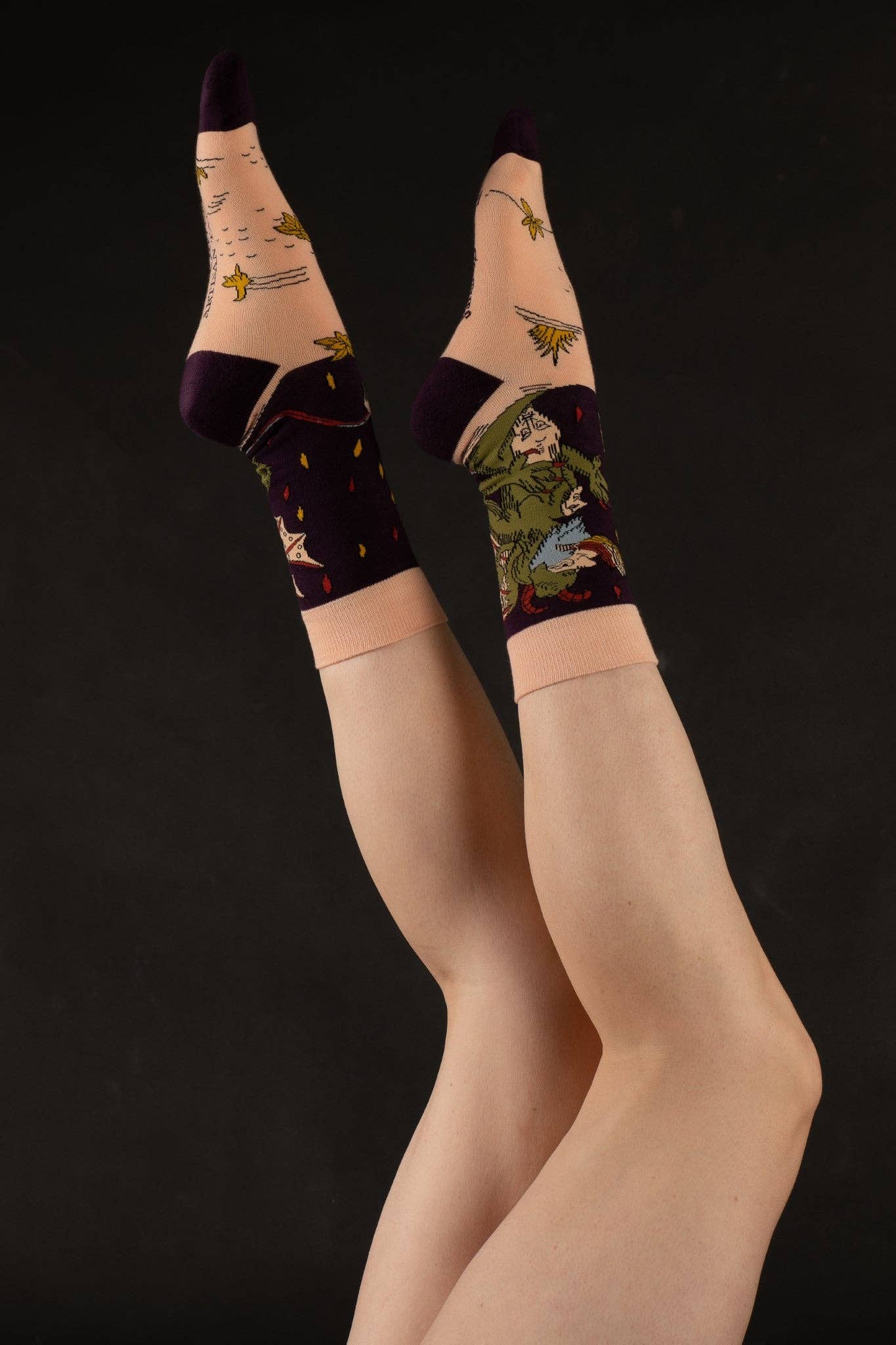 The Devil Vieville Tarot Sock FootClothes x Artisan Tarot - Black Magic Ritual Co.