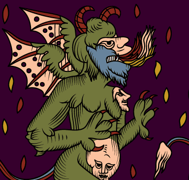 The Devil Vieville Tarot Sock FootClothes x Artisan Tarot - Black Magic Ritual Co.