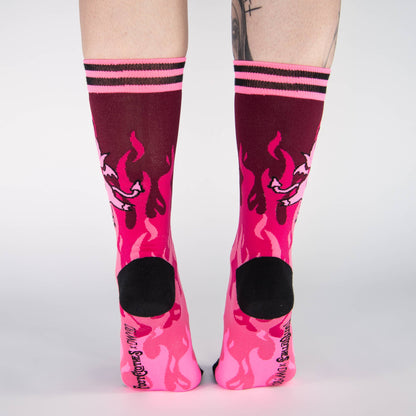 Hot as Heck FootClothes x DWYBO Crew Socks