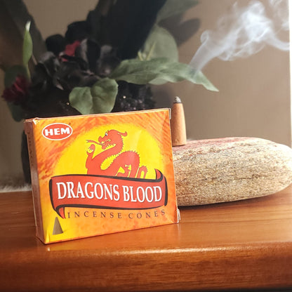 Dragon's Blood Incense Cones - Black Magic Ritual Co.