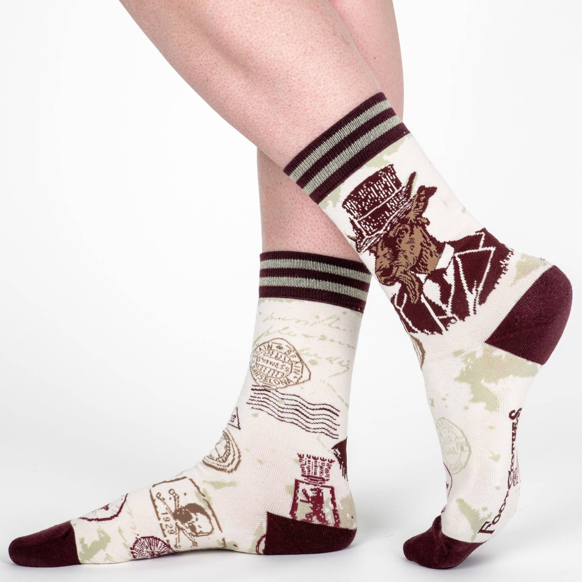 Dapper Goat Man Crew Socks - Black Magic Ritual Co.