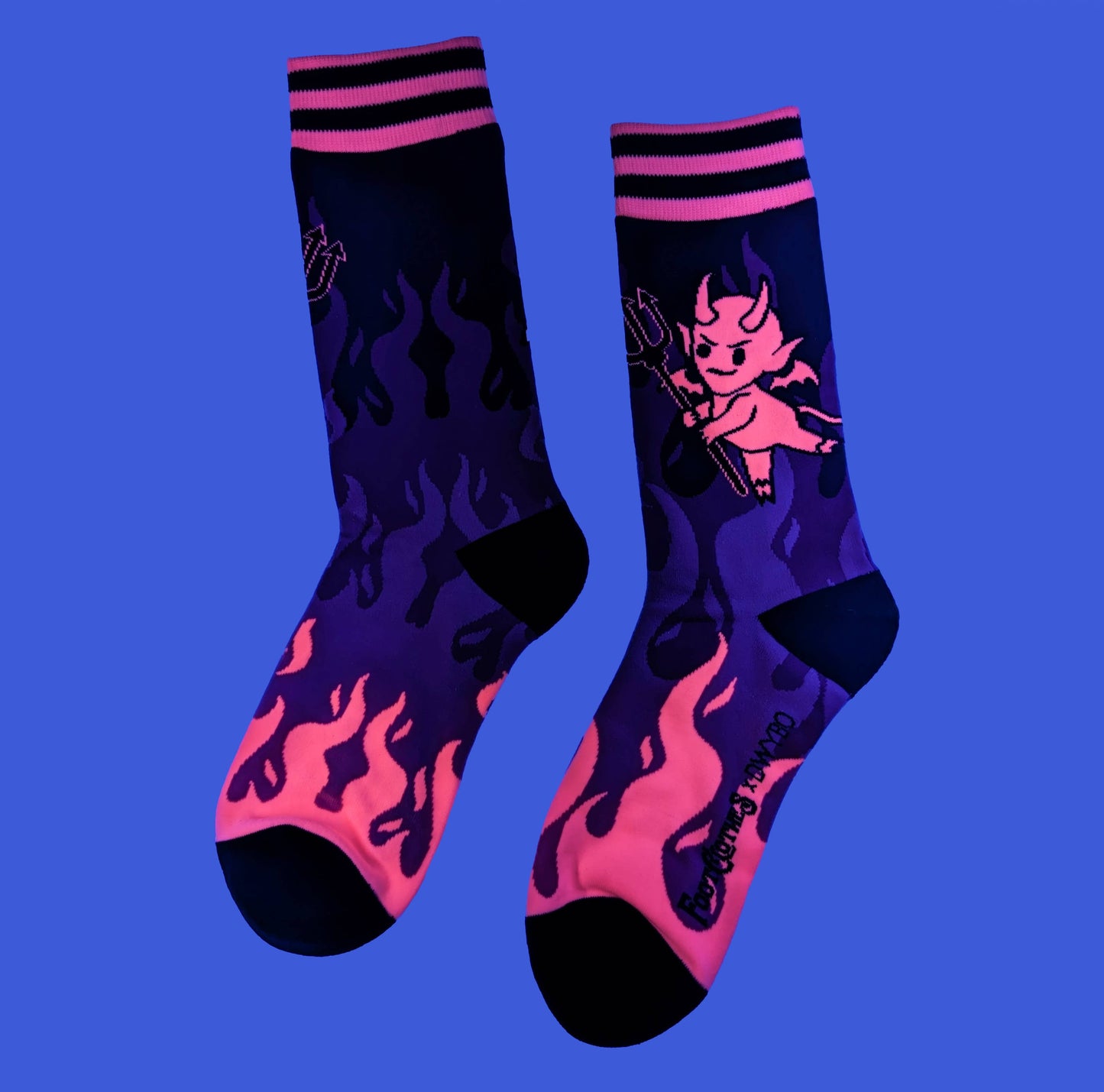 Hot as Heck FootClothes x DWYBO Crew Socks - Black Magic Ritual Co.