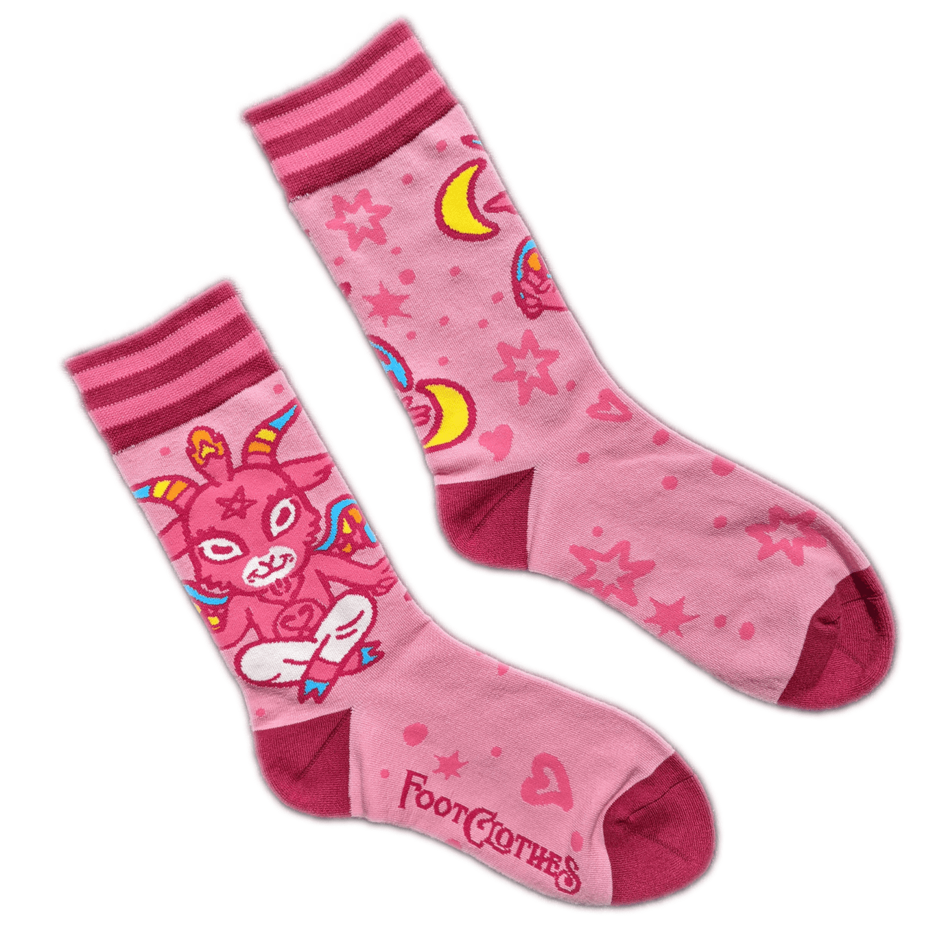 Cute Baphomet Socks - Black Magic Ritual Co.