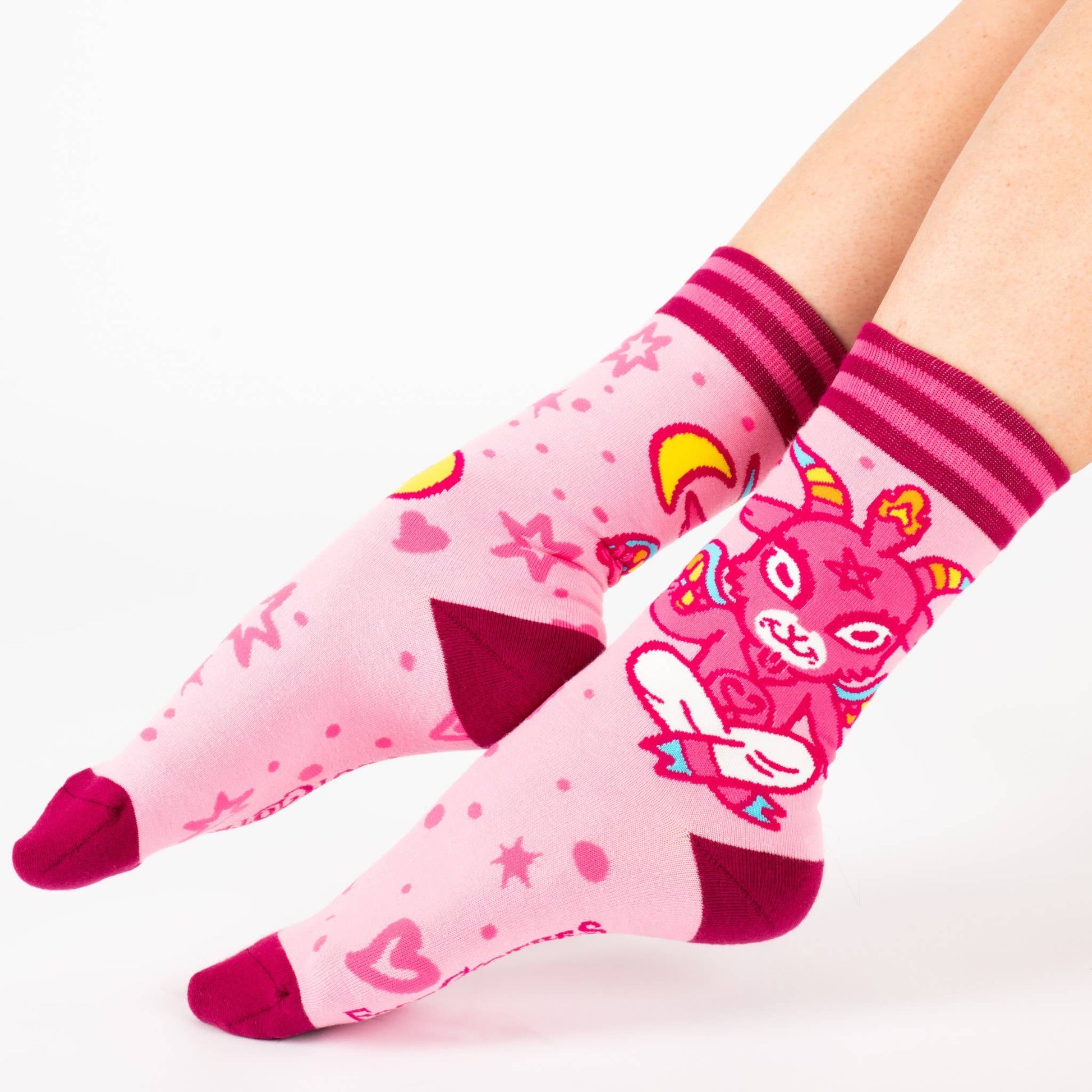 Cute Baphomet Socks - Black Magic Ritual Co.