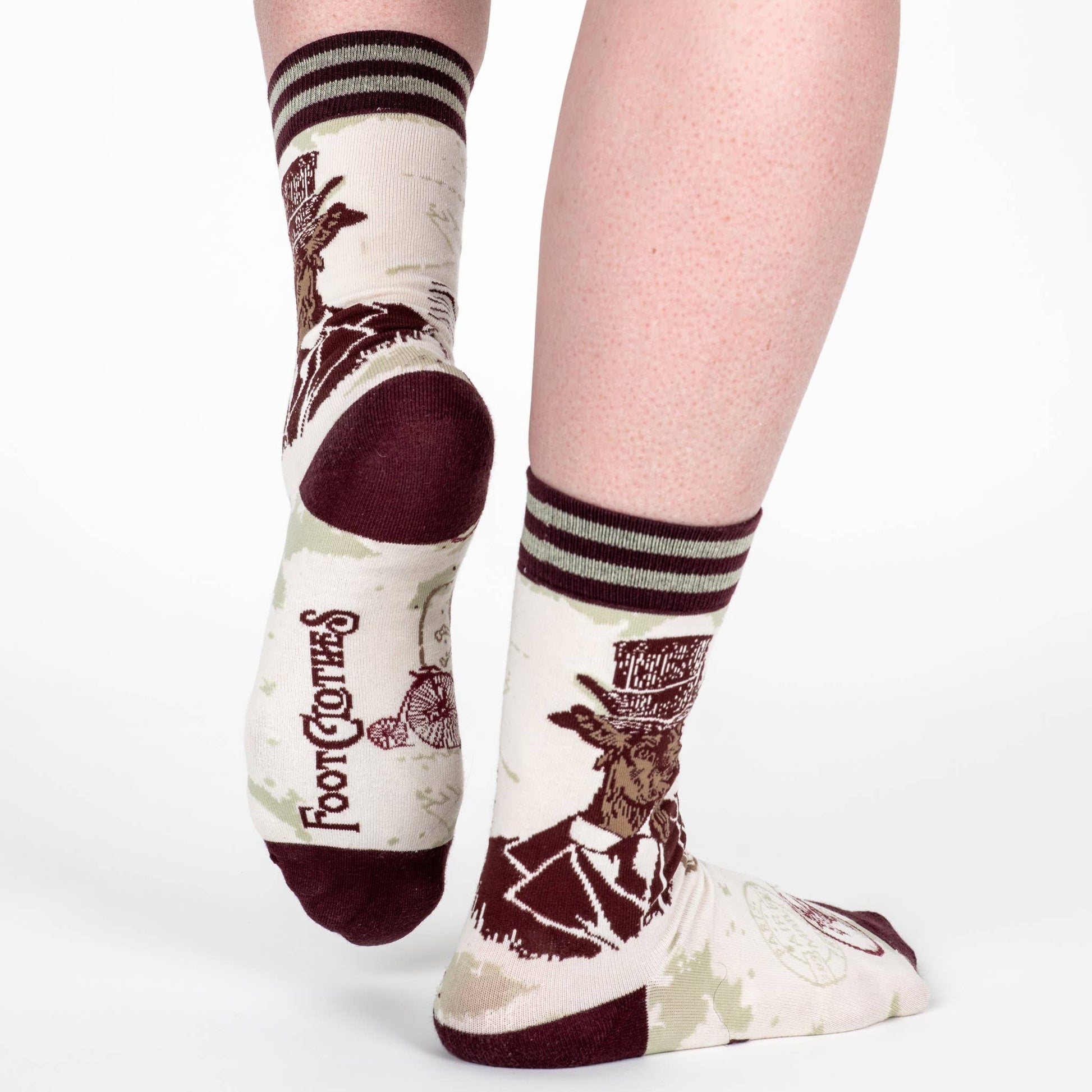 Dapper Goat Man Crew Socks - Black Magic Ritual Co.