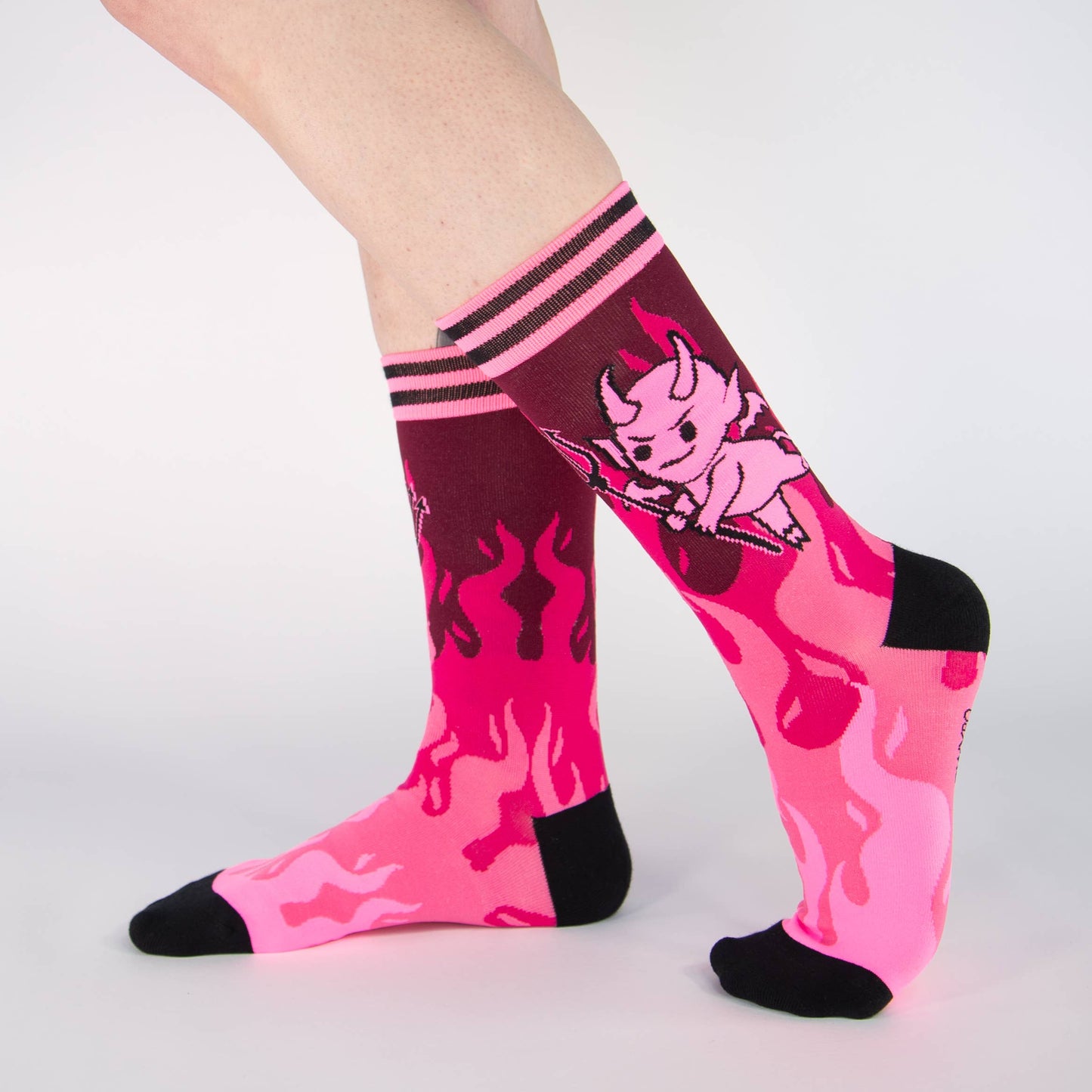 Hot as Heck FootClothes x DWYBO Crew Socks