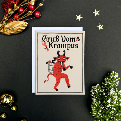 Krampus Greeting Card