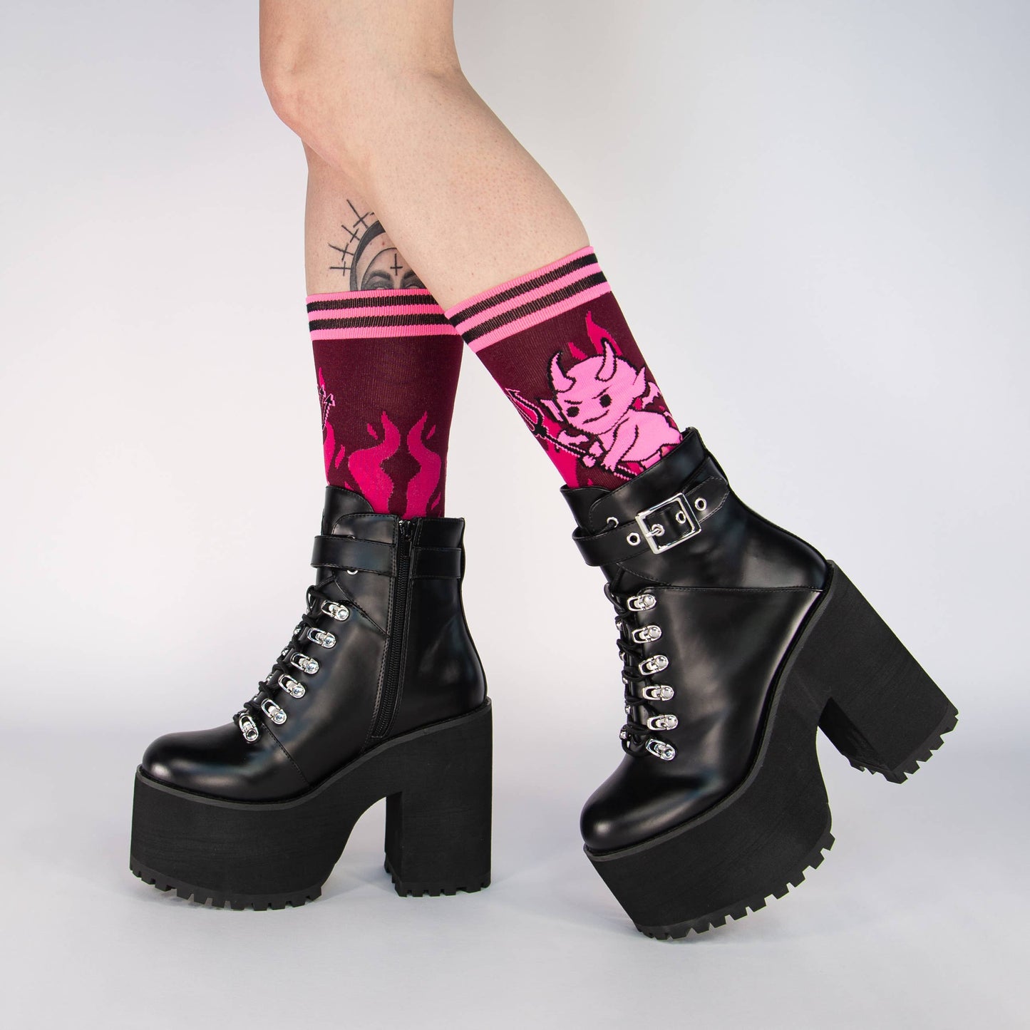 Hot as Heck FootClothes x DWYBO Crew Socks