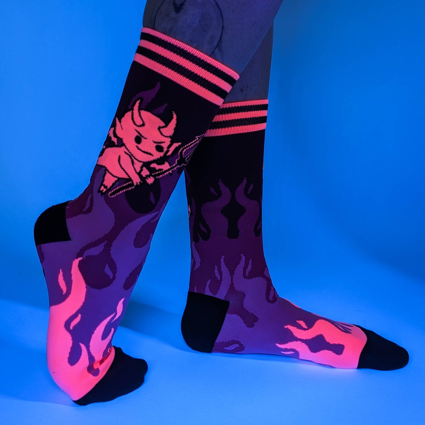 Hot as Heck FootClothes x DWYBO Crew Socks - Black Magic Ritual Co.