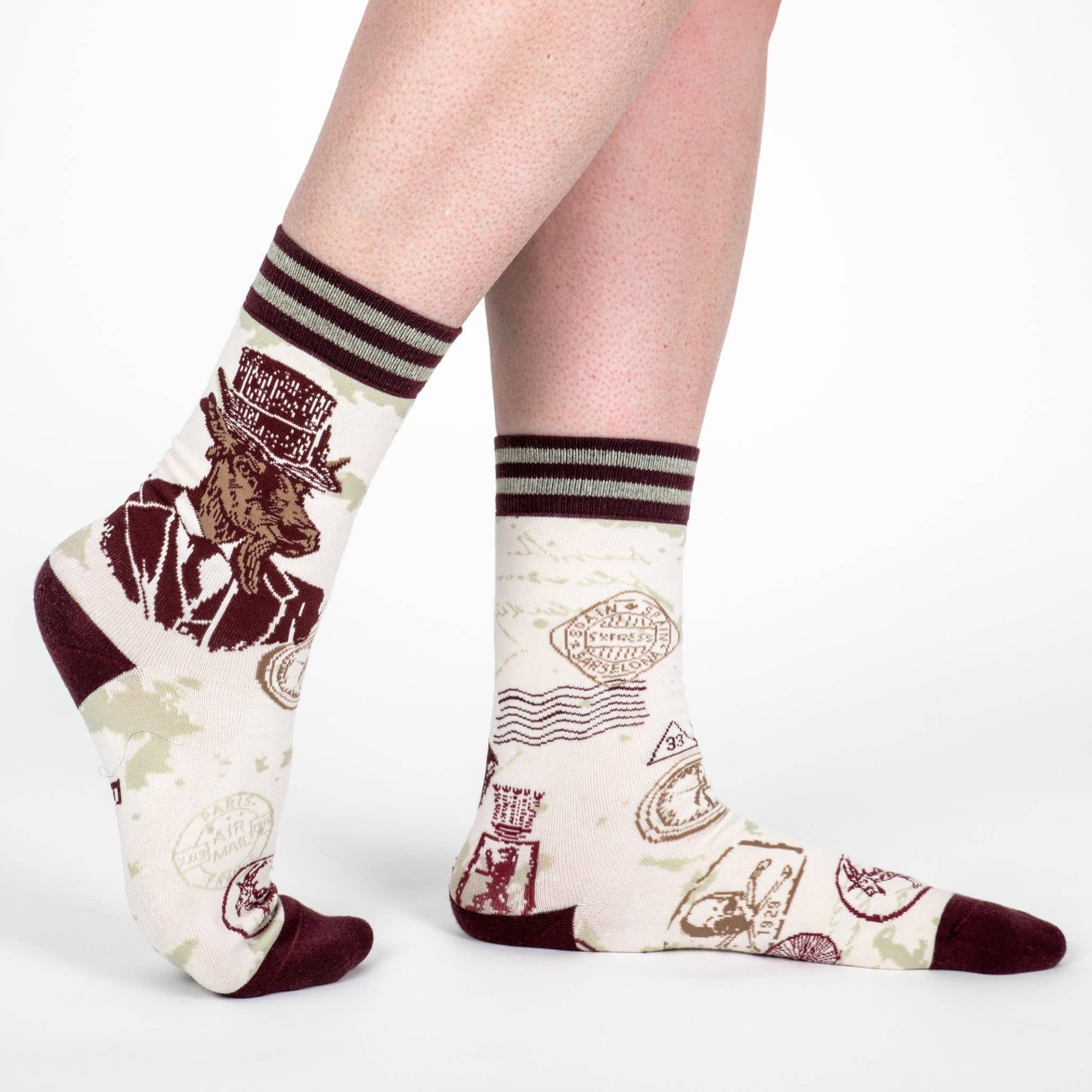 Dapper Goat Man Crew Socks - Black Magic Ritual Co.