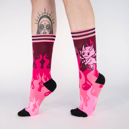 Hot as Heck FootClothes x DWYBO Crew Socks