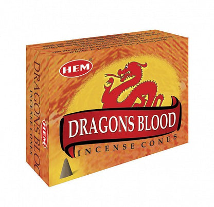 Dragon's Blood Incense Cones - Black Magic Ritual Co.