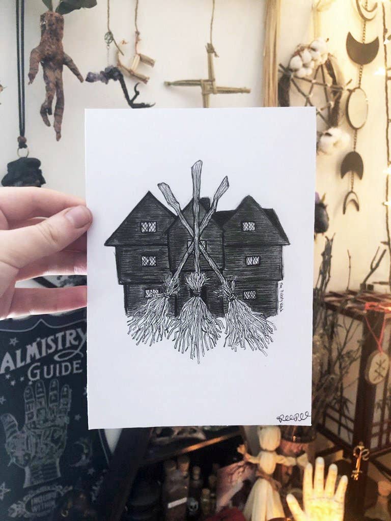 Witch House 5x7 Print - Black Magic Ritual Co.